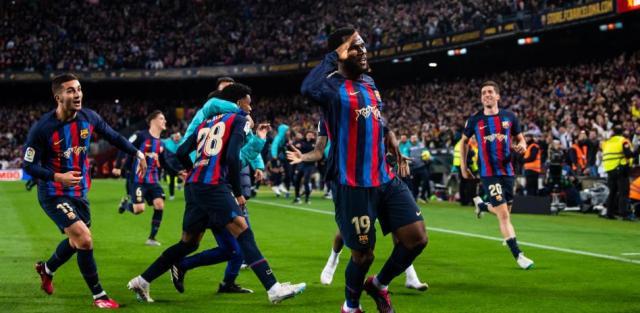 开云入口-皇马最后的抵抗，巴萨幸运获胜锁定联赛冠军？